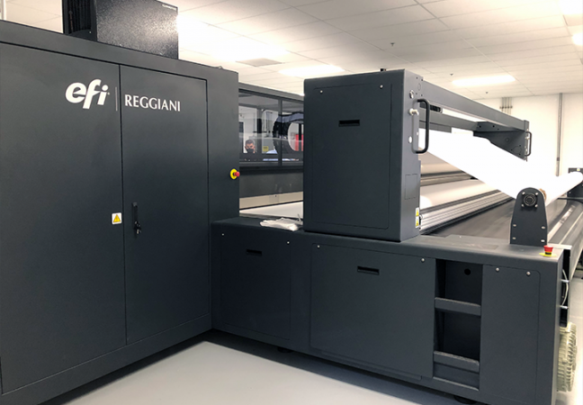 2021: Super Color Digital introduces the EFI Reggiani COLORS printer