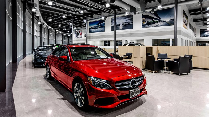 Automotive Dealership Visual Expertise Super Color Digital Sonic Automotive Autobahn Mercedes